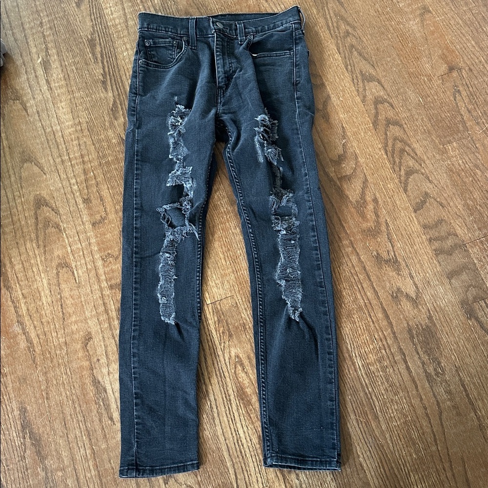 Levi's Men's Charcoal Skinny Jeans